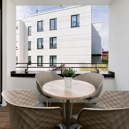 Balkonwohnung Mit Blick Ins Gruene Апартаменты Любек